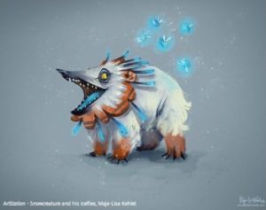 ArtStation - Snowcreature and his iceflies, Maja-Lisa Kehlet.jpg